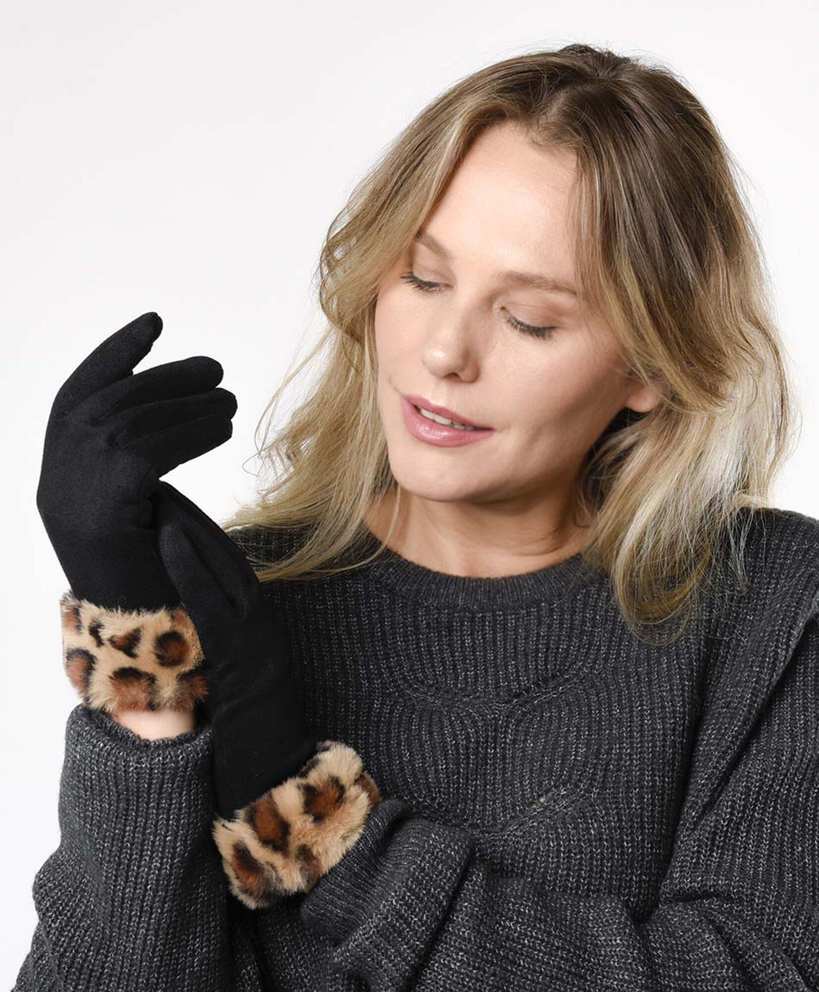Guantes mujer animal print Guantes mujer animal print