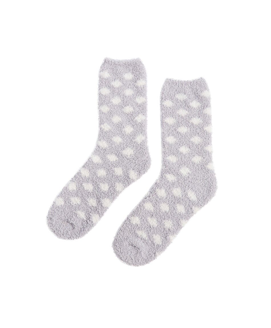 Pack 2 calcetines mujer invierno gris