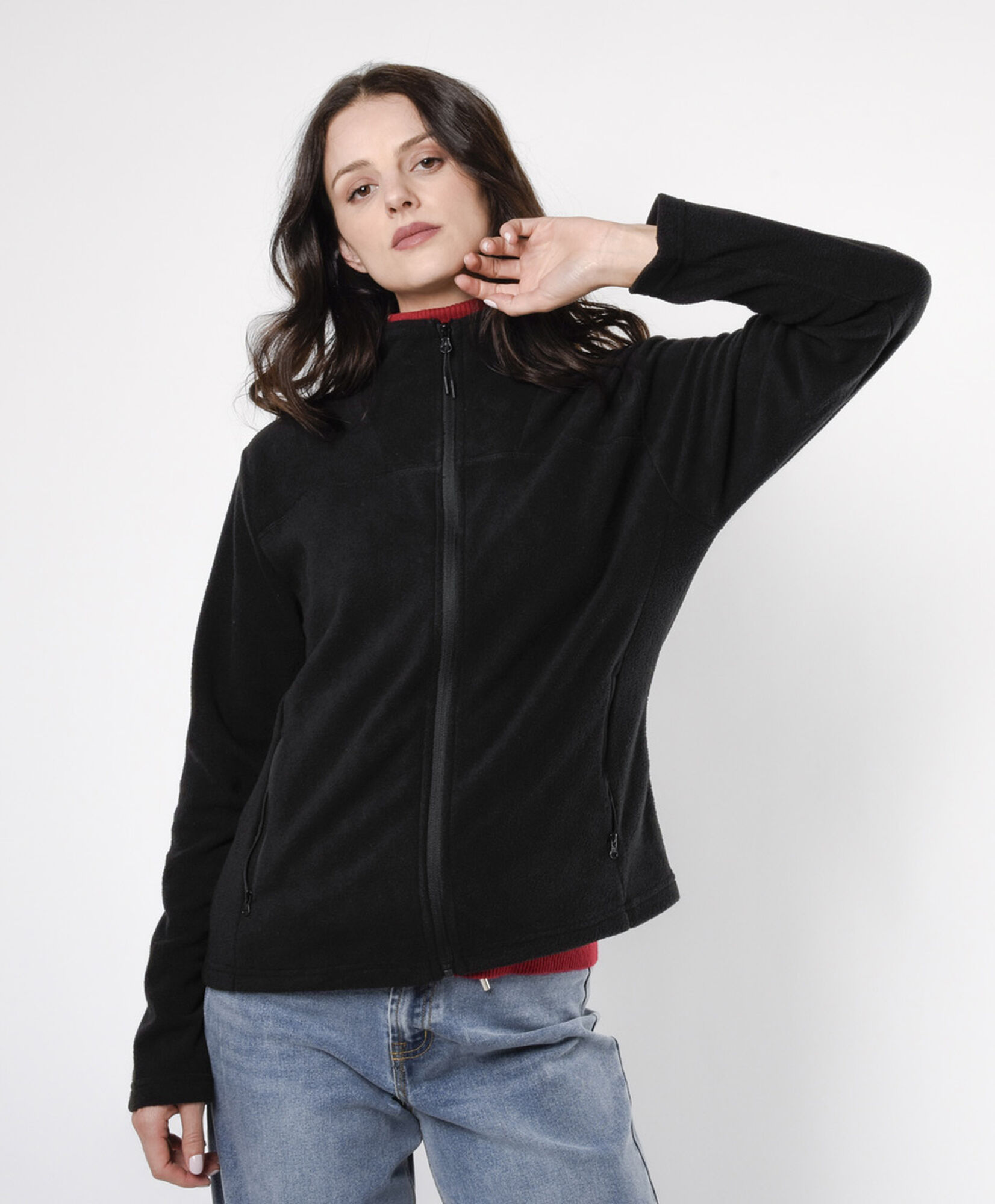 Polar mujer clásico negro Polar mujer clásico negro
