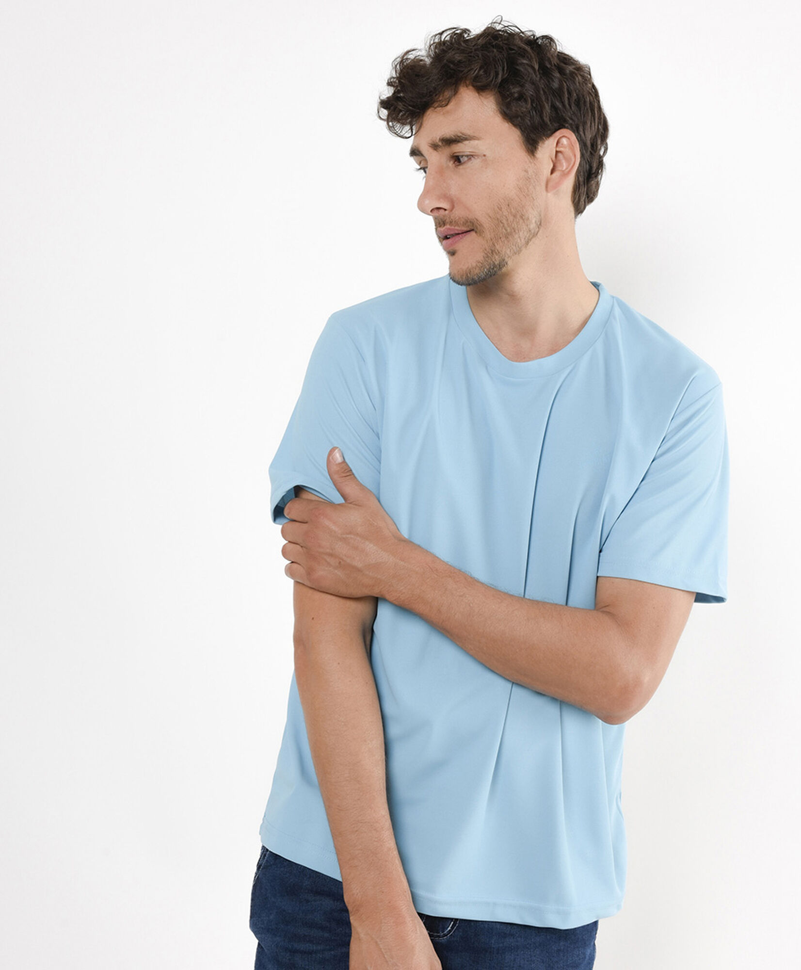 Polera hombre dry fit estampada Polera hombre dry fit estampada