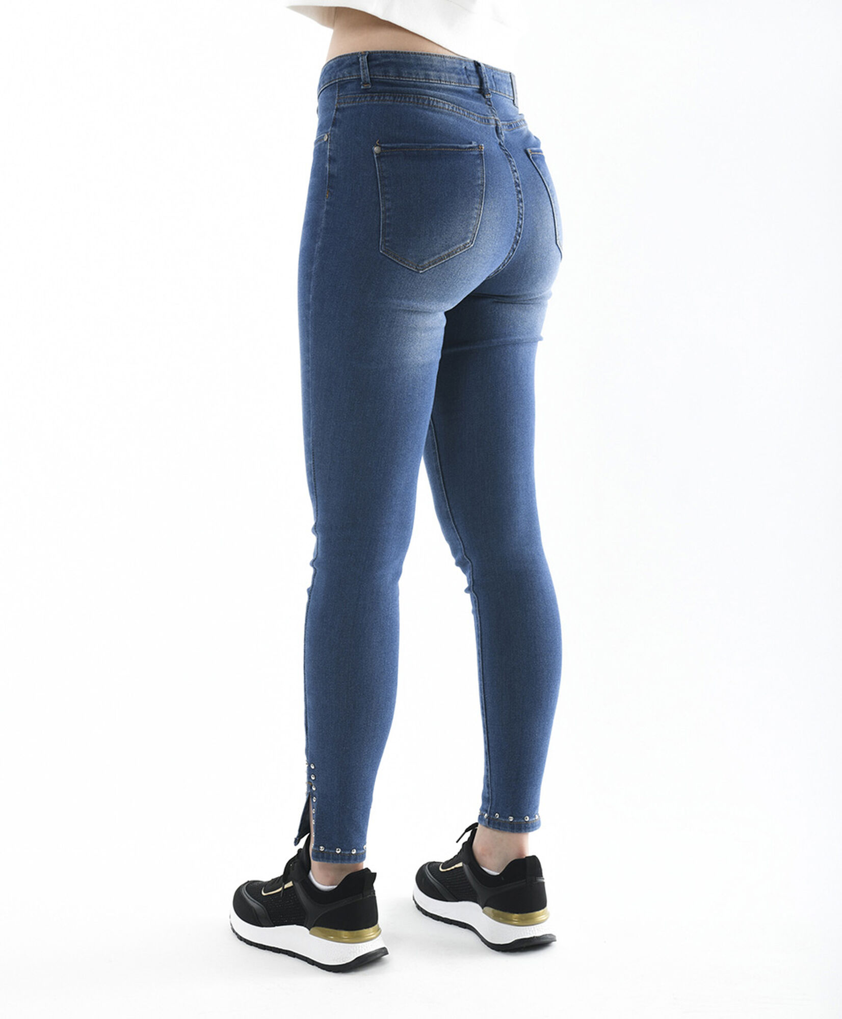 Jeans mujer tachas skinny fit Jeans mujer tachas skinny fit
