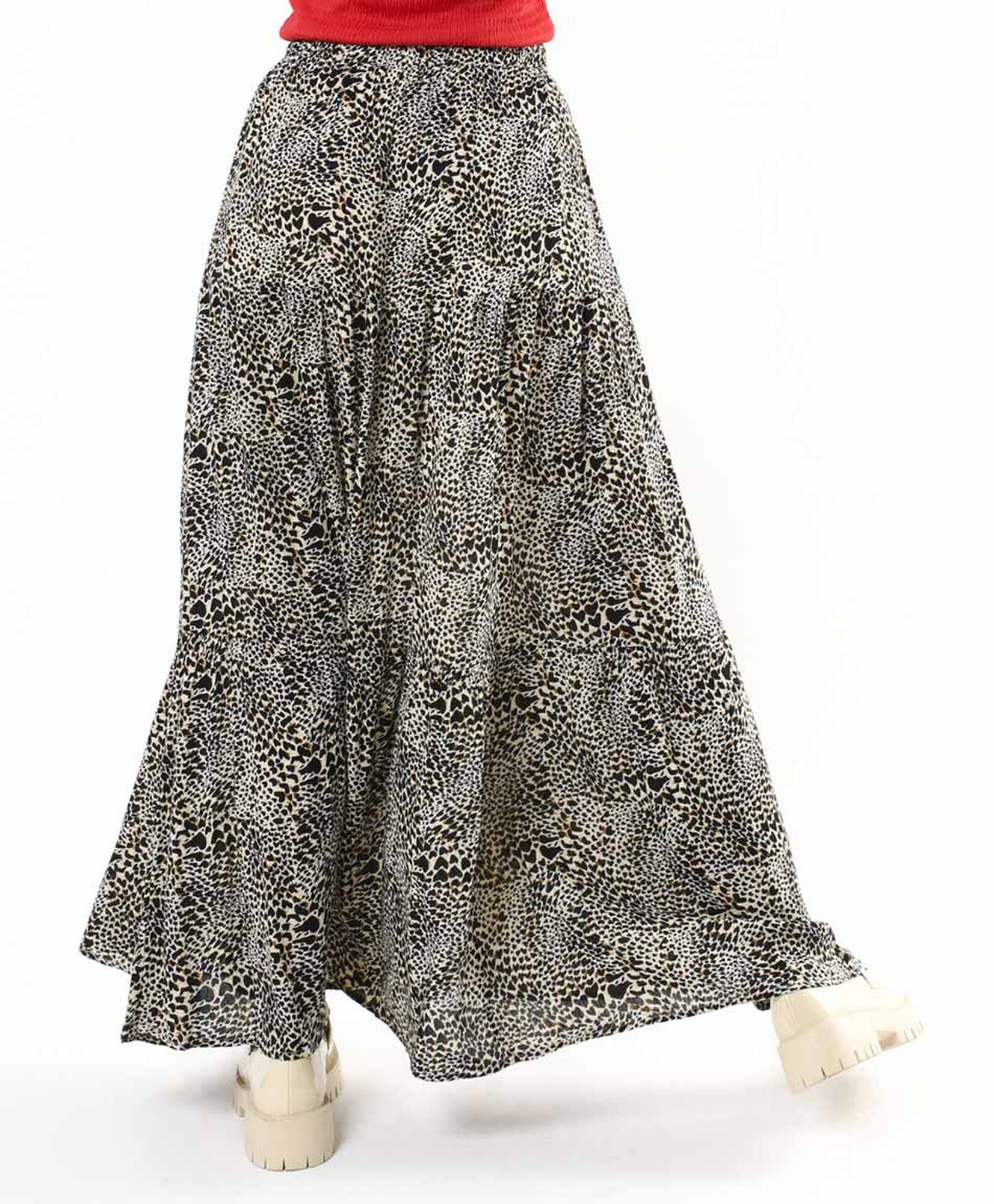 Falda mujer animal print pisos Falda mujer animal print pisos
