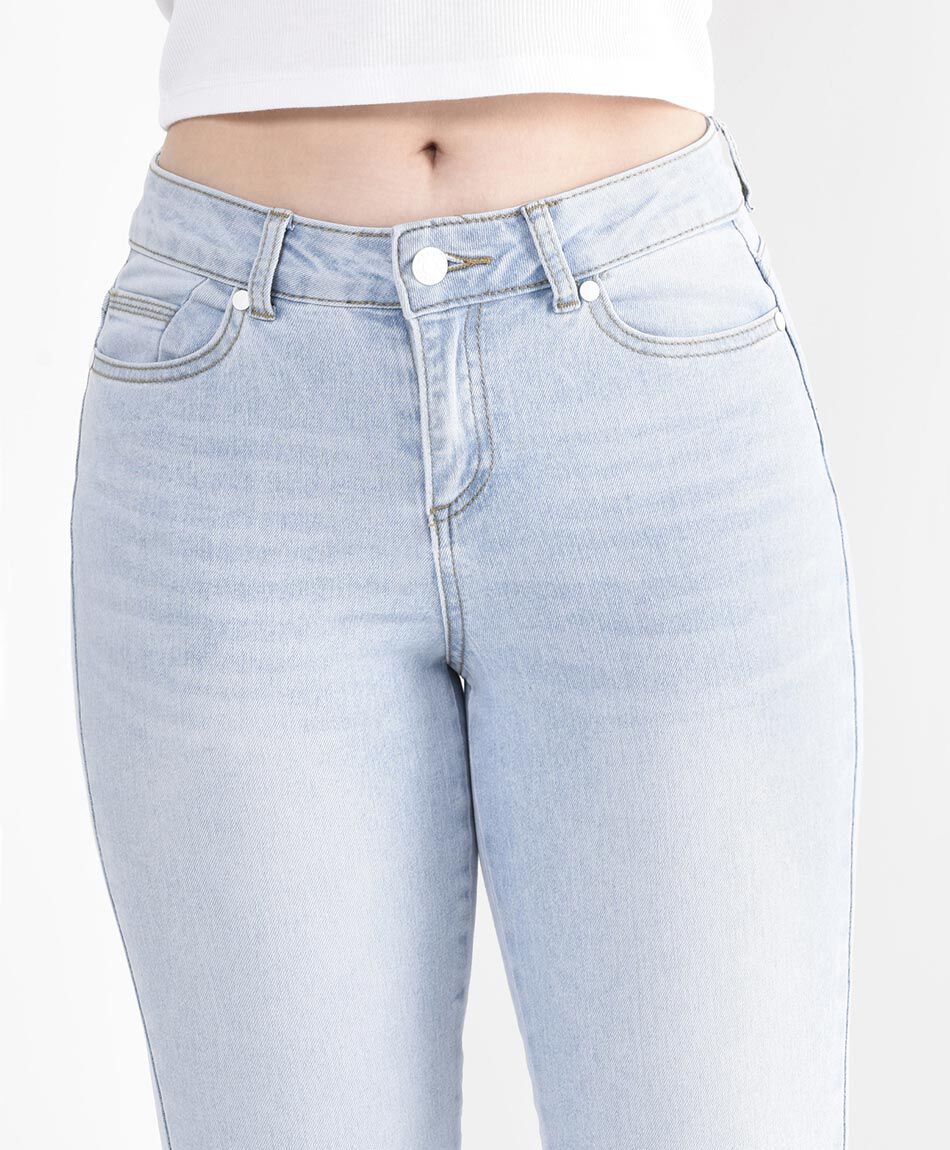 Jeans mujer tobillos print skinny fit