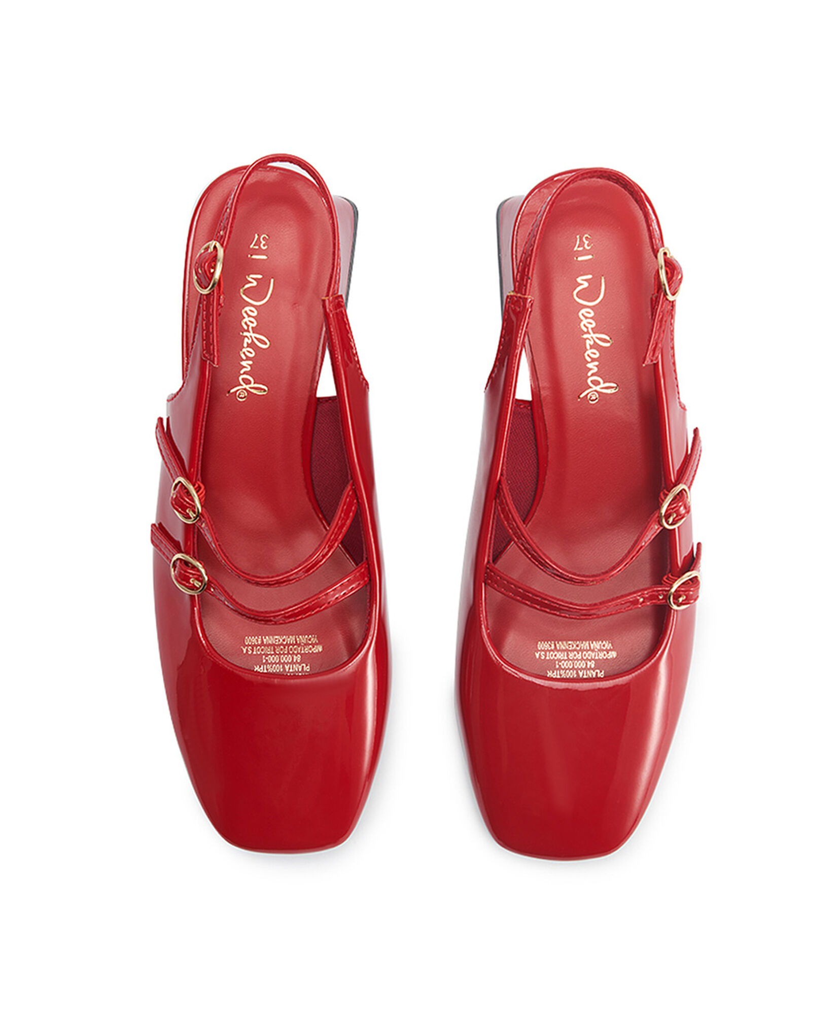 Zapato mujer mary jane rojo Zapato mujer mary jane rojo