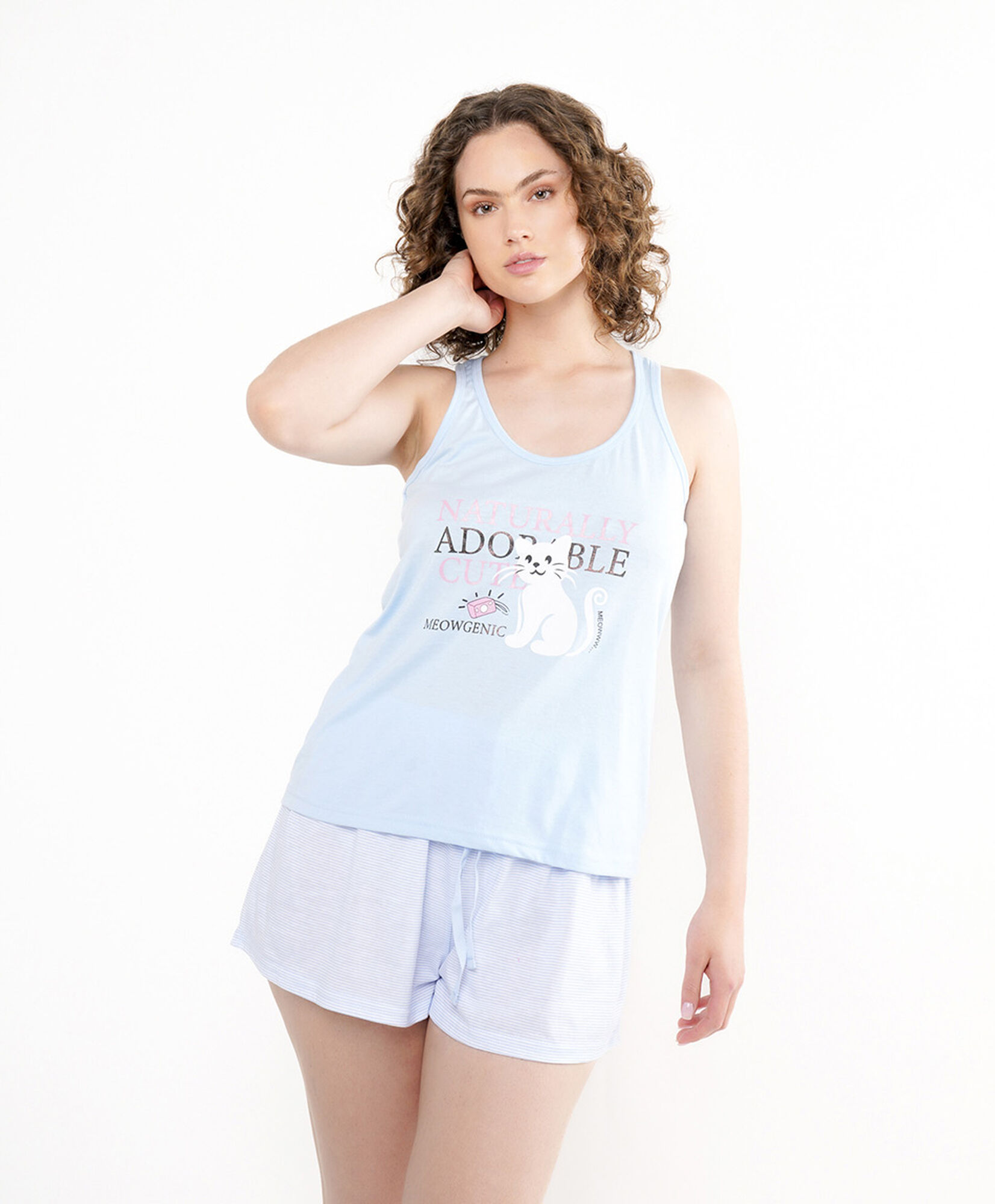 Pijama mujer short lady cat Pijama mujer short lady cat