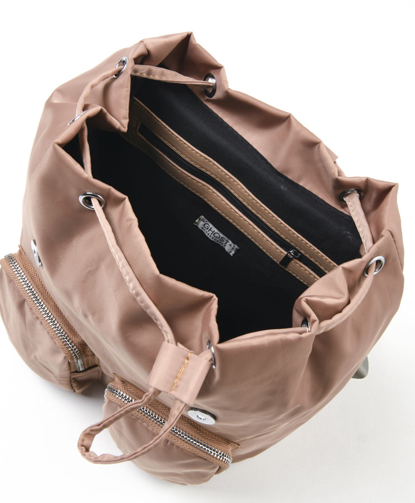 Mochila mujer bolsillos rosada Mochila mujer bolsillos rosada
