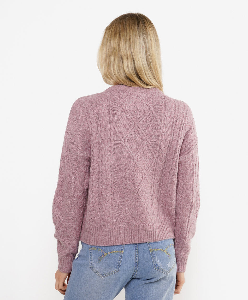 Sweater mujer trenzas