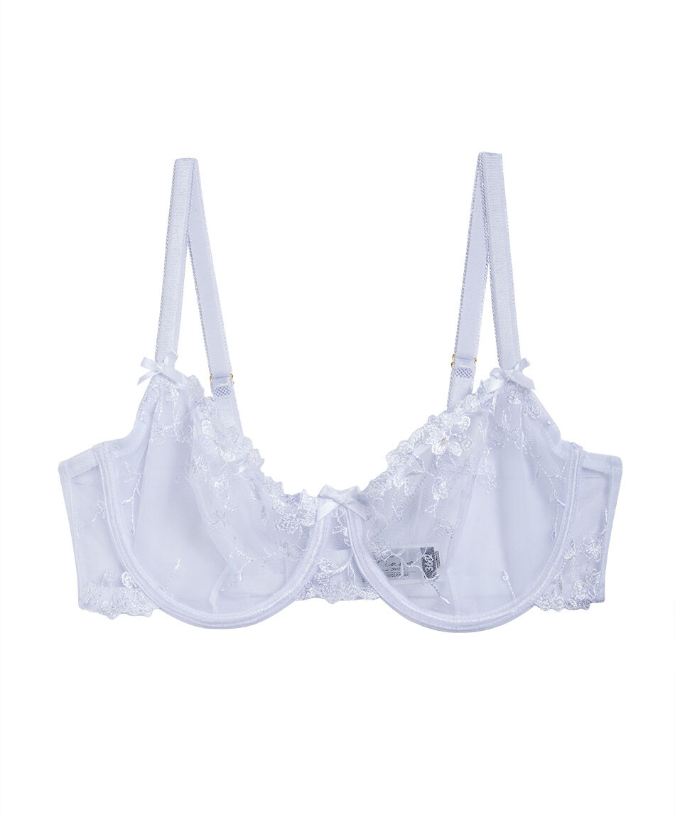 Sost&eacute;n mujer bordado blanco