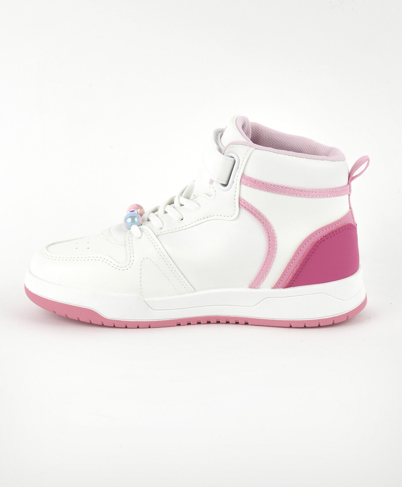 Zapatilla infantil caña alta mostacillas Zapatilla infantil caña alta mostacillas