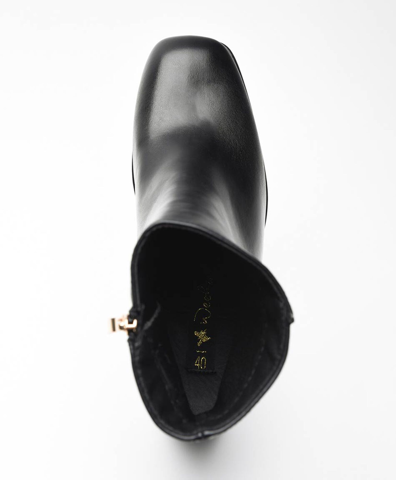 Bota mujer liso taco cuadrado Bota mujer liso taco cuadrado