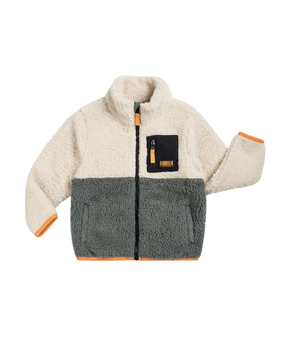 Poler&oacute;n beb&eacute; sherpas beige