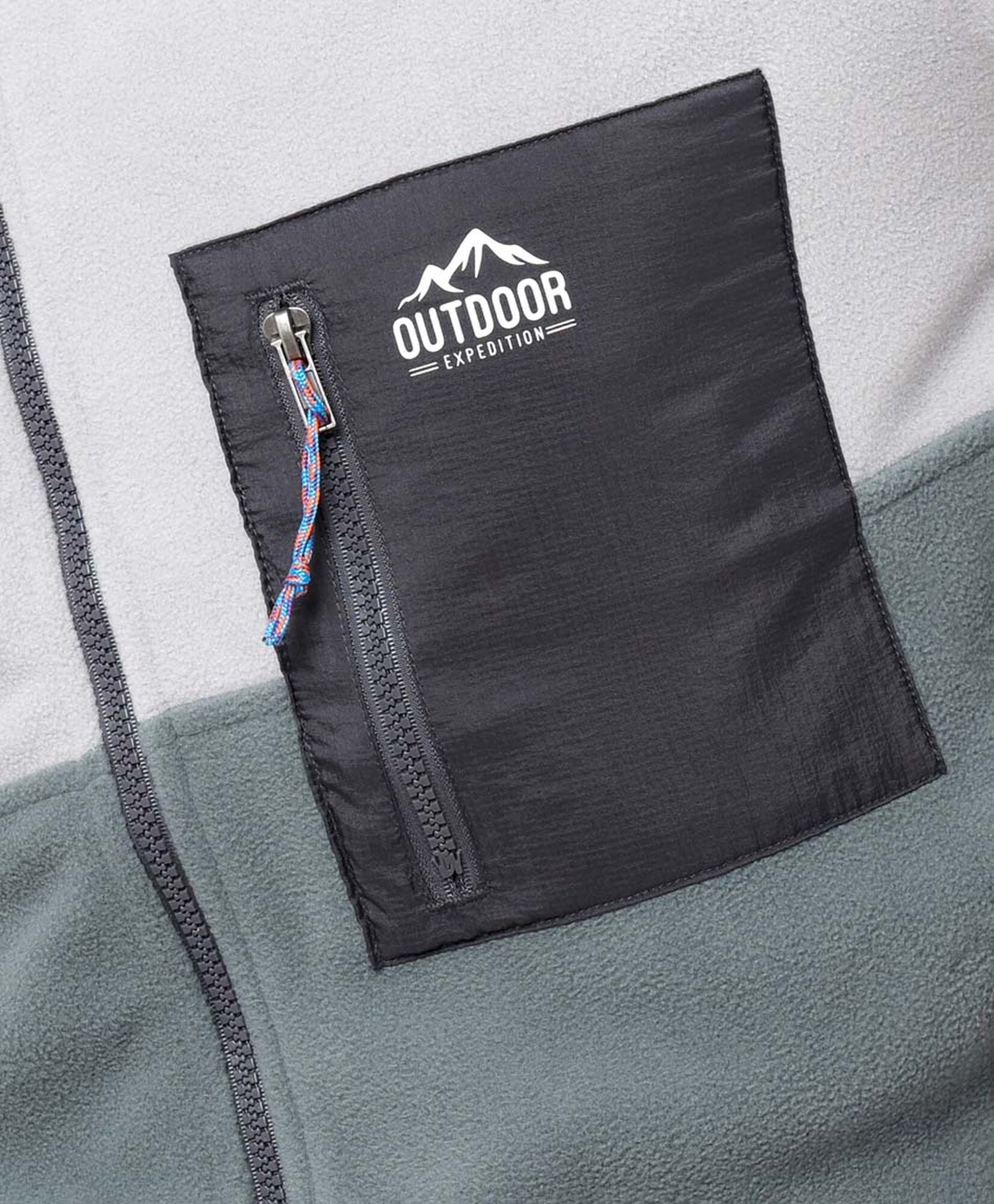 Polar hombre bicolor bolsillo Polar hombre bicolor bolsillo