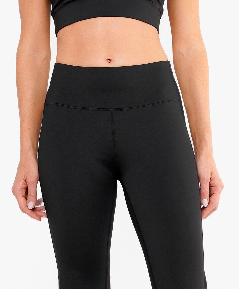 Calza mujer lisa flare tiro alto