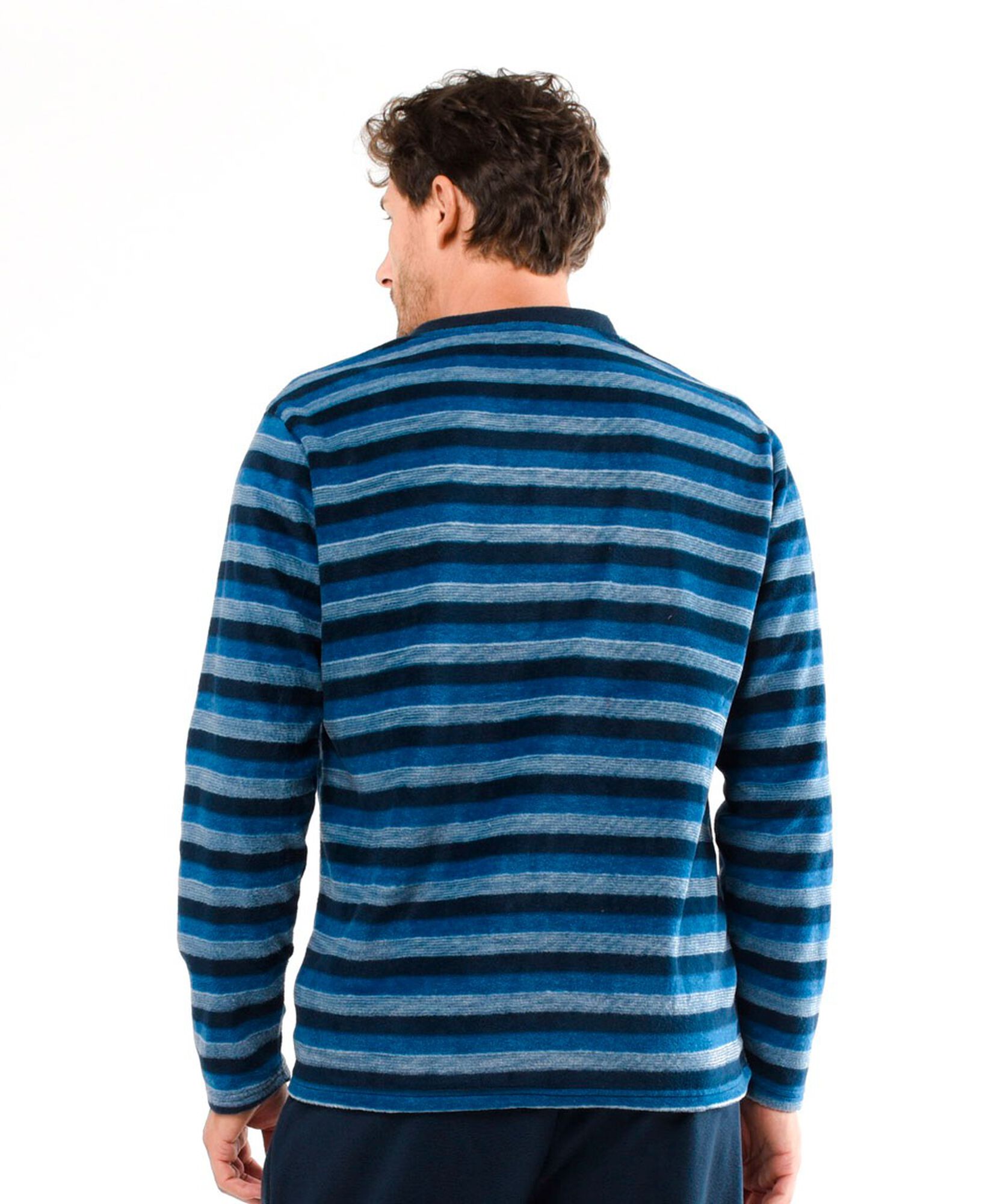Pijama hombre polar líneas Pijama hombre polar líneas