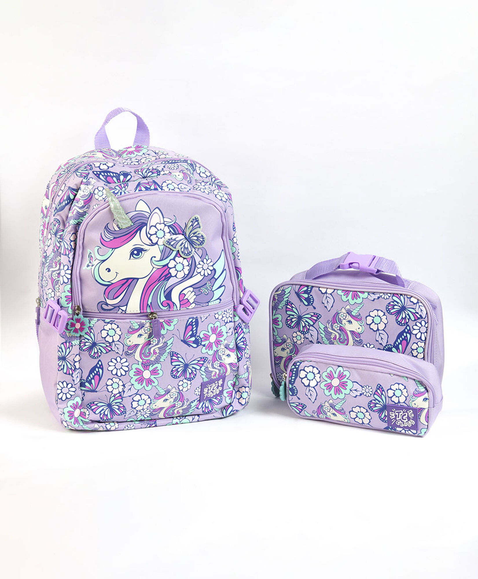 Pack mochila y accesorios escolares unicornio Pack mochila y accesorios escolares unicornio