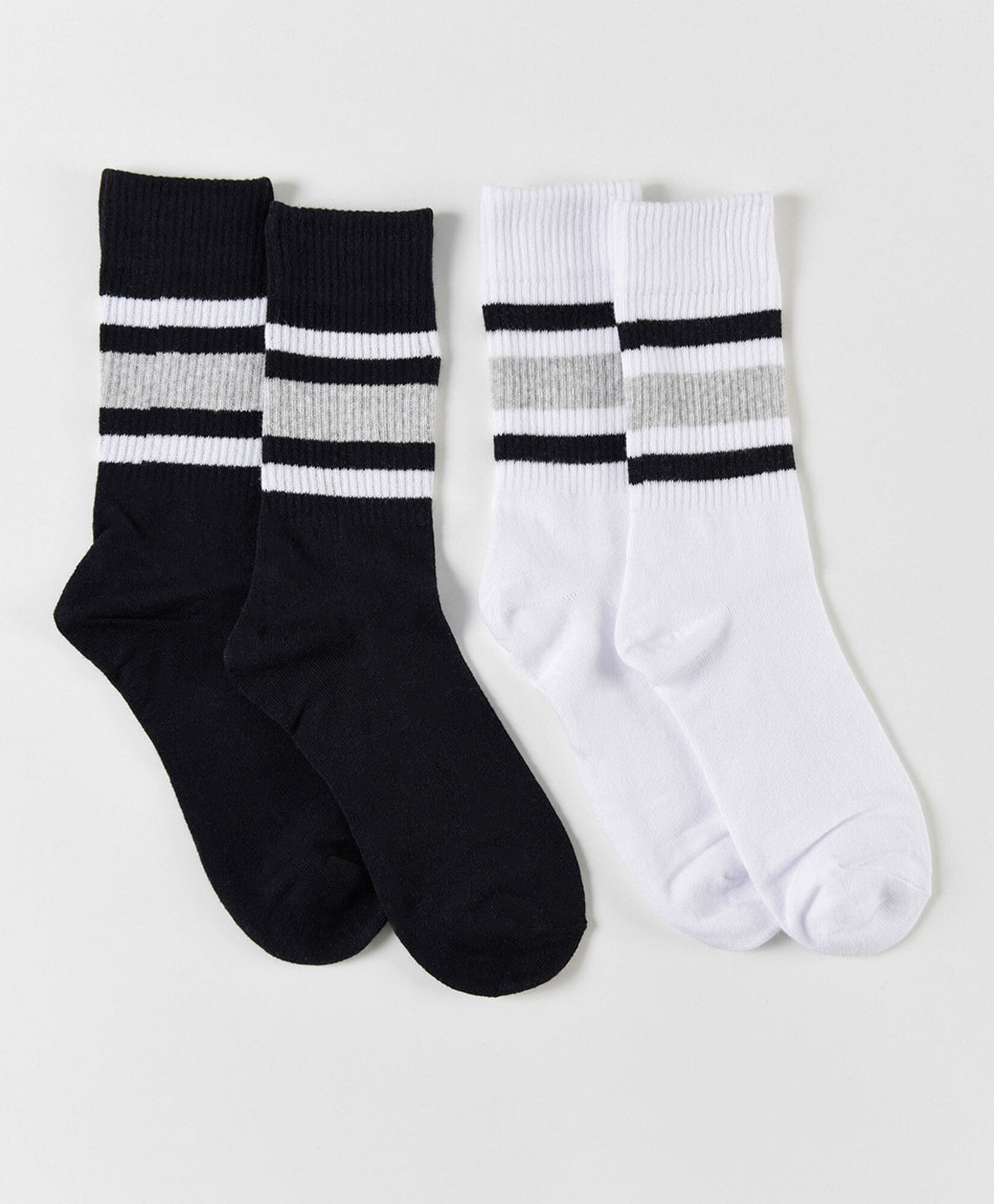 Pack 2 calcetines hombre rayas Pack 2 calcetines hombre rayas