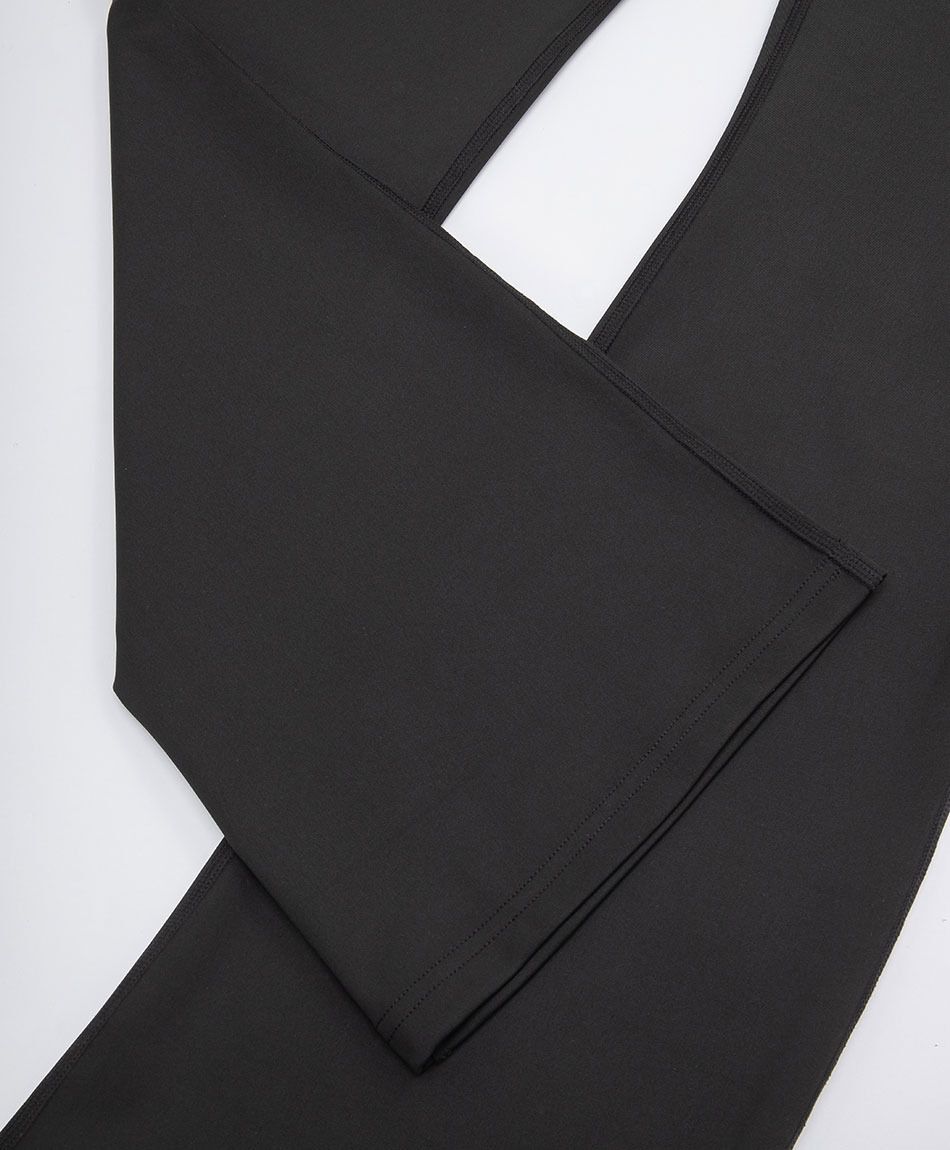 Calza mujer acampanada black