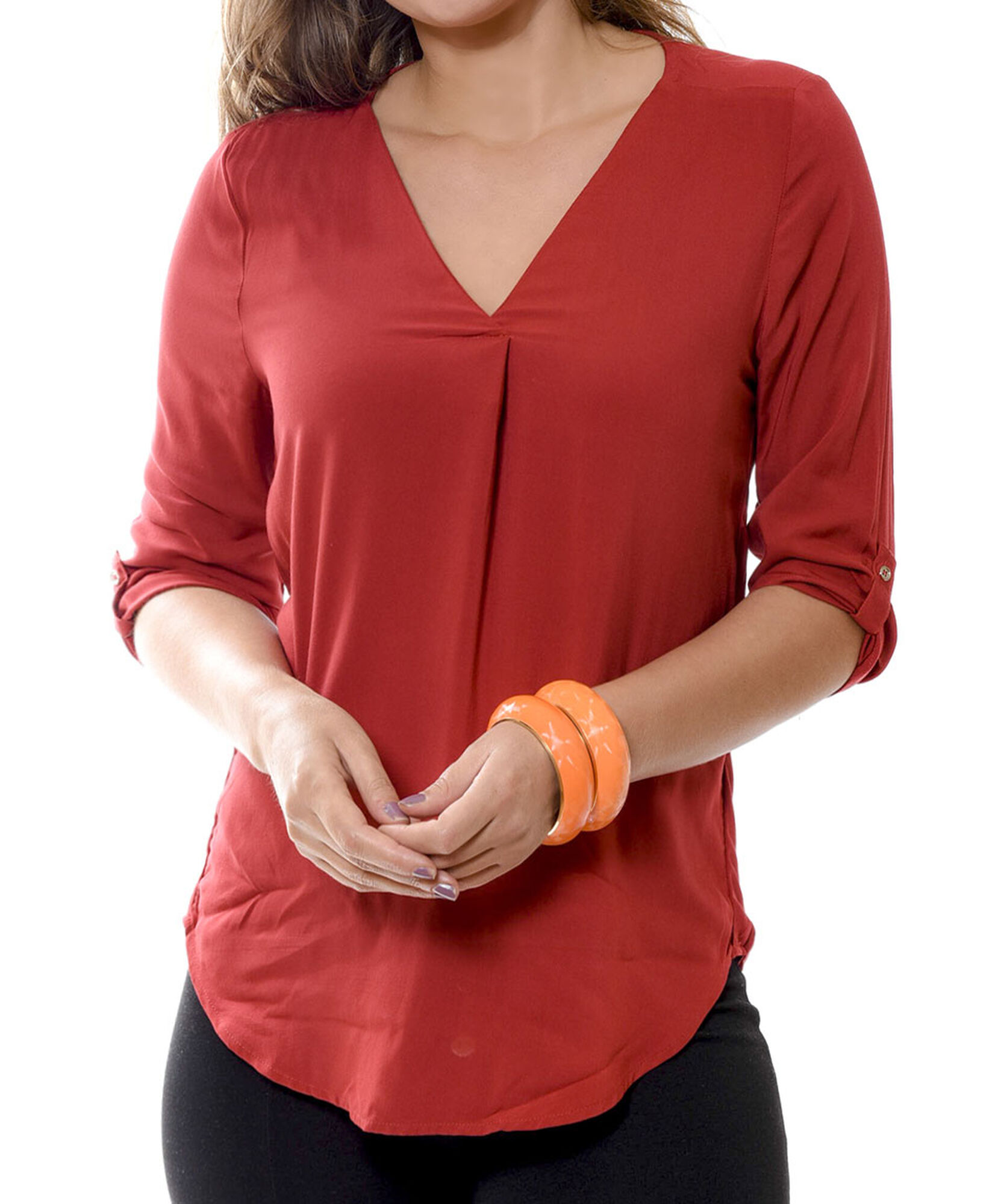 Blusa cuello v Blusa cuello v