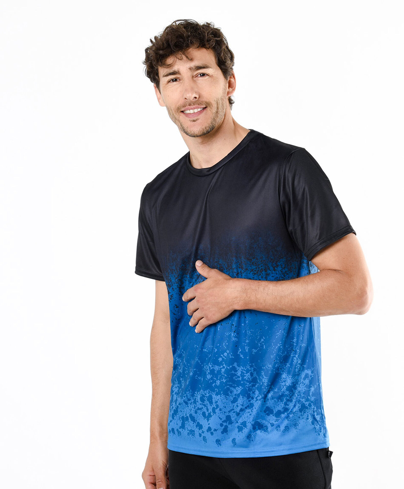 Polera deportiva hombre estilo pintura Polera deportiva hombre estilo pintura