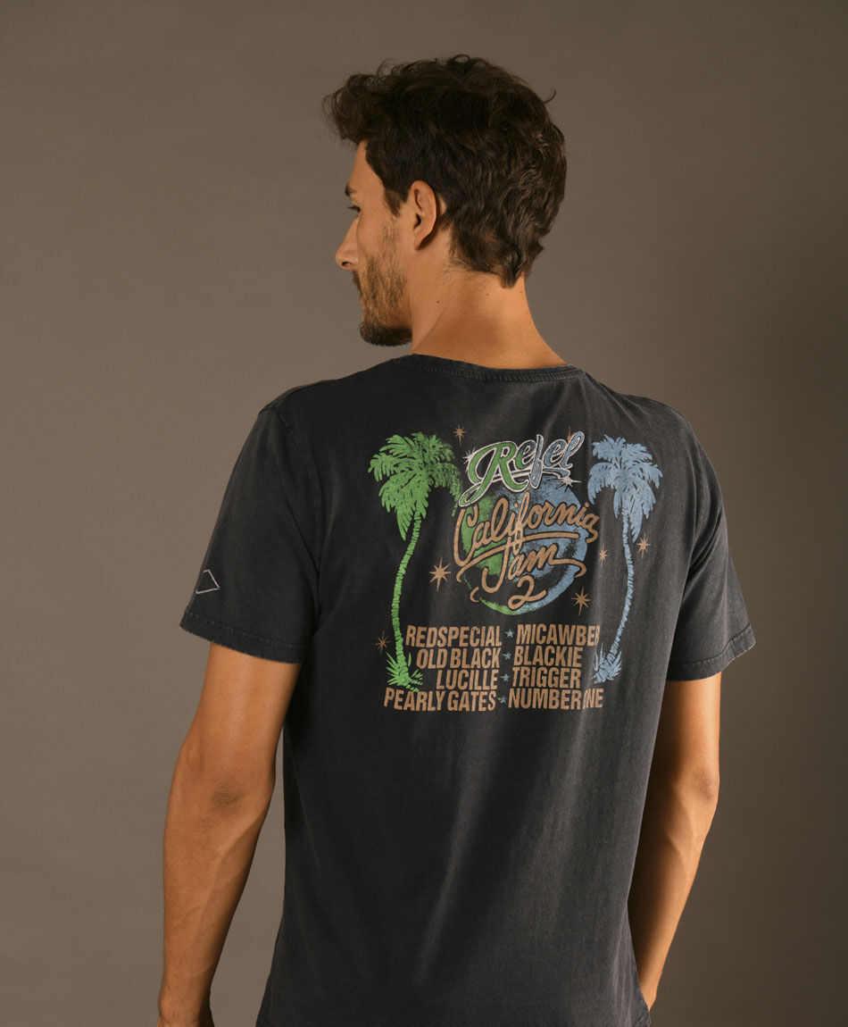 Polera manga corta cuello redondo