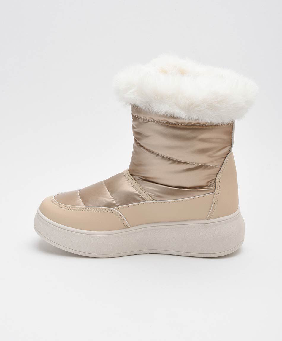 Bota infantil pelitos sat&iacute;n