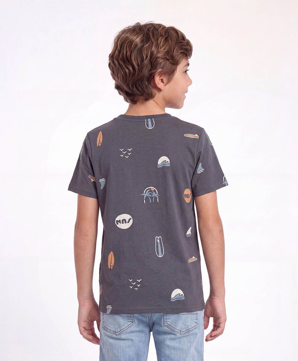 Polera ni&ntilde;o mix surf