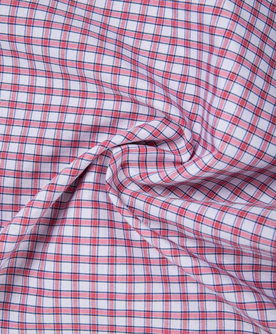 Camisa hombre cuadrille rojo