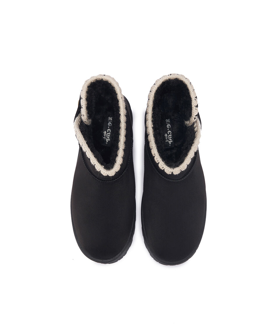 Pantubota infantil (31 a 37) black hebilla