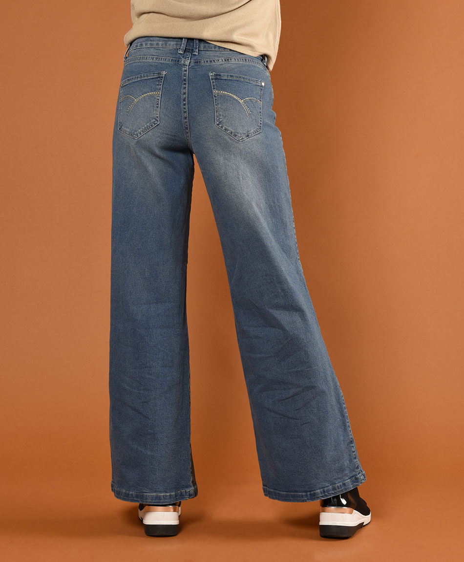 Jeans tiro alto