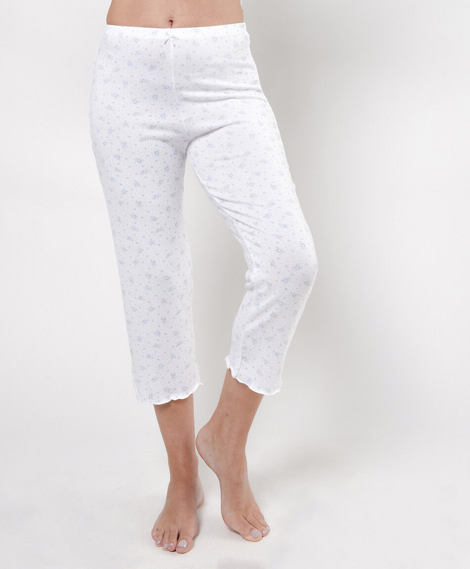 Pijama mujer florcitas 2 piezas