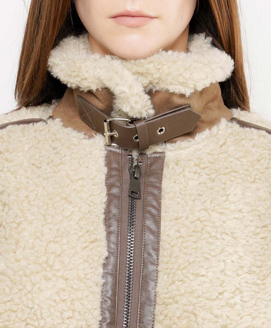 Chaqueta mujer mix oversize