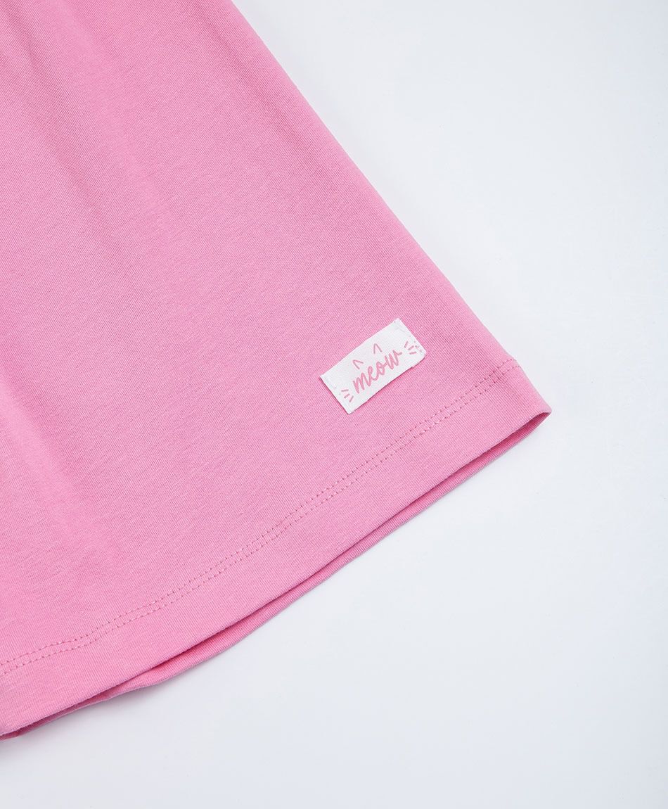 Short ni&ntilde;a biker rosado