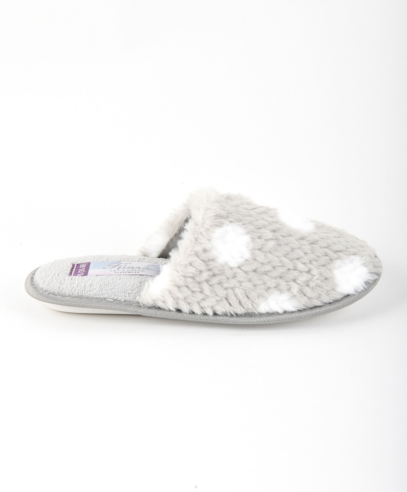 Pantufla mujer puntitos Pantufla mujer puntitos