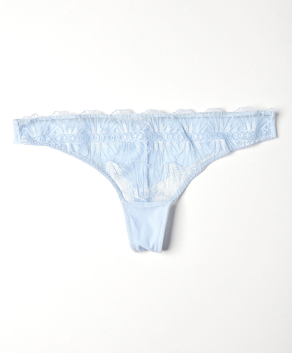 Tanga mujer enredadera floral