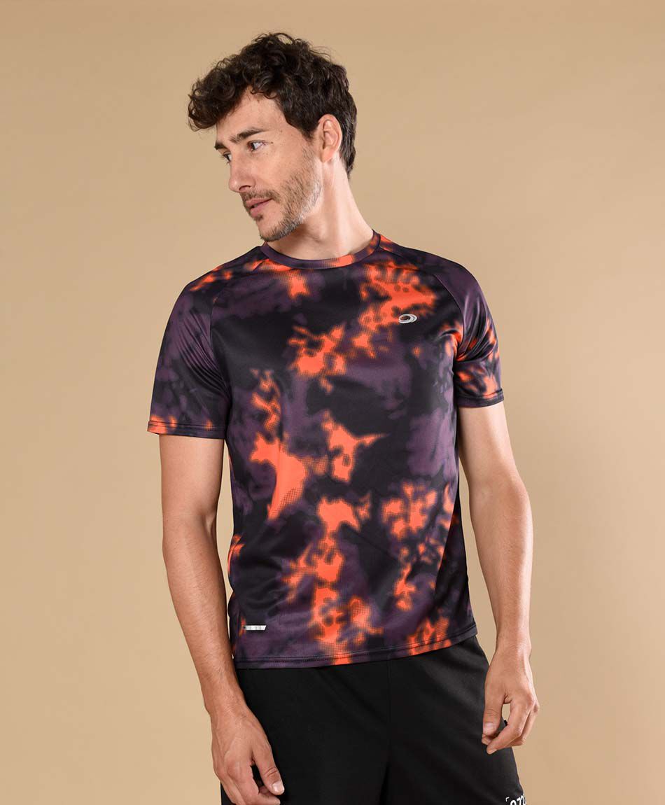 Polera deportiva hombre tie dye