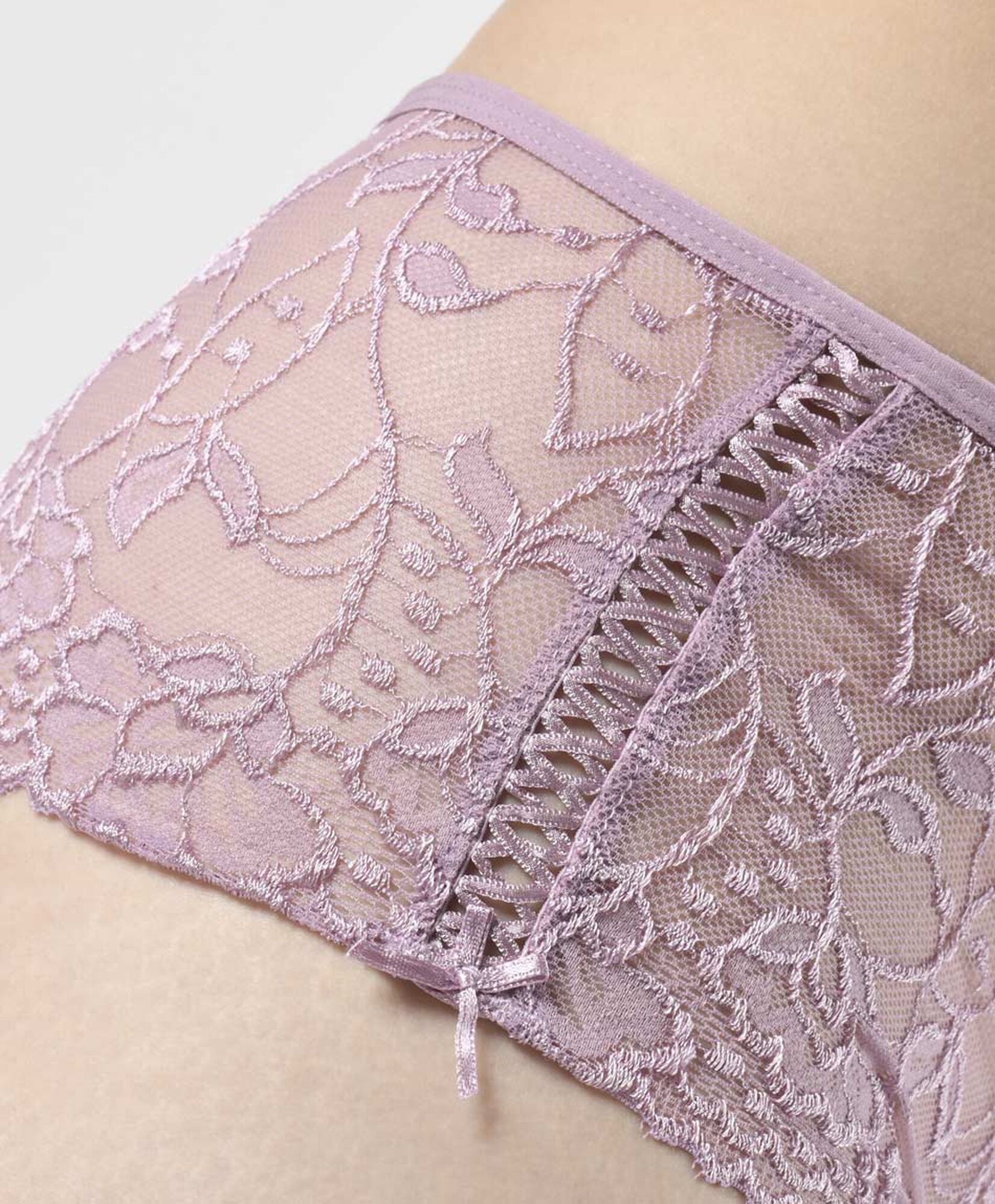 Pantaleta mujer encaje transparente lazo Pantaleta mujer encaje transparente lazo