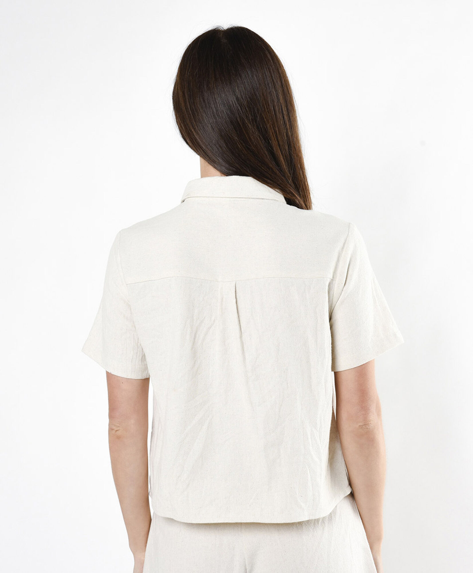 Blusa mujer bolsillo lino Blusa mujer bolsillo lino