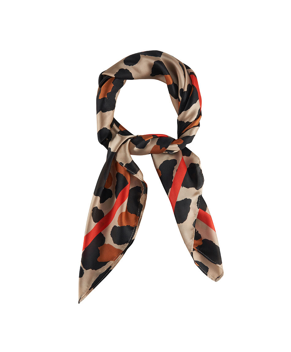 Pa&ntilde;uelo mujer animal print