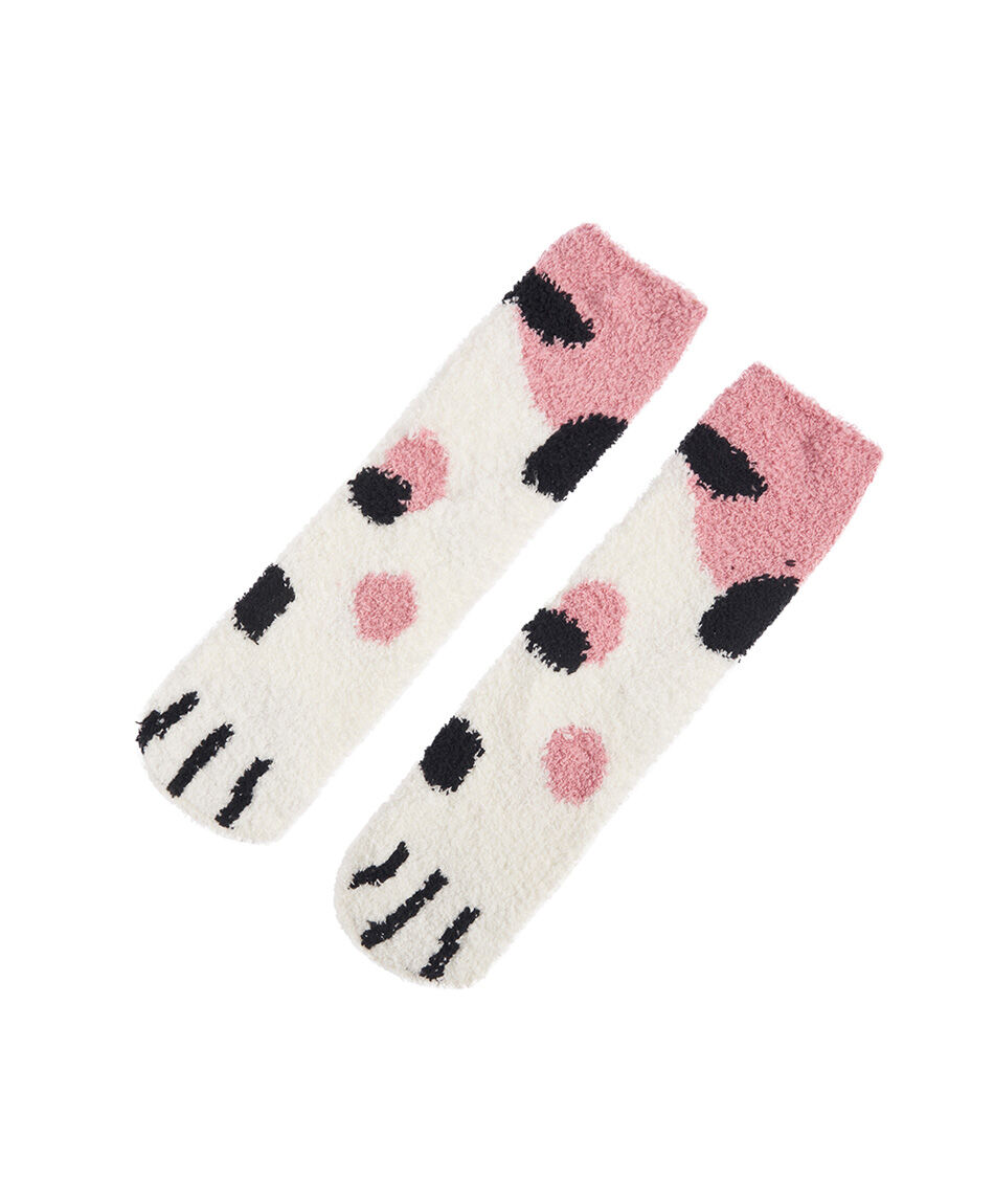 Pack 2 calcetines mujer invierno patitas