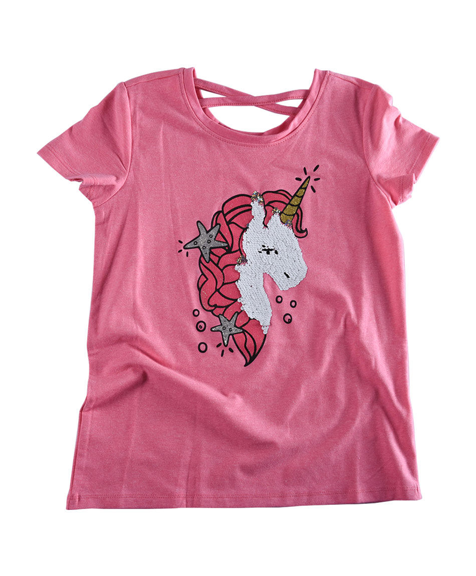 Polera lentejuela reversible