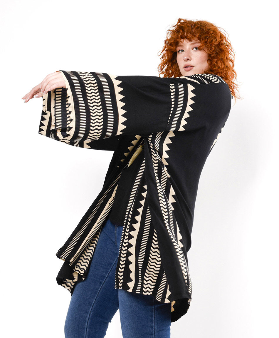 Kimono mujer estampado etnic