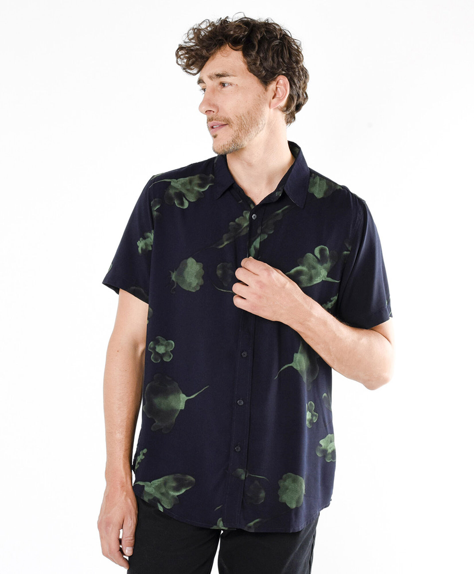 Camisa hombre hojas Camisa hombre hojas