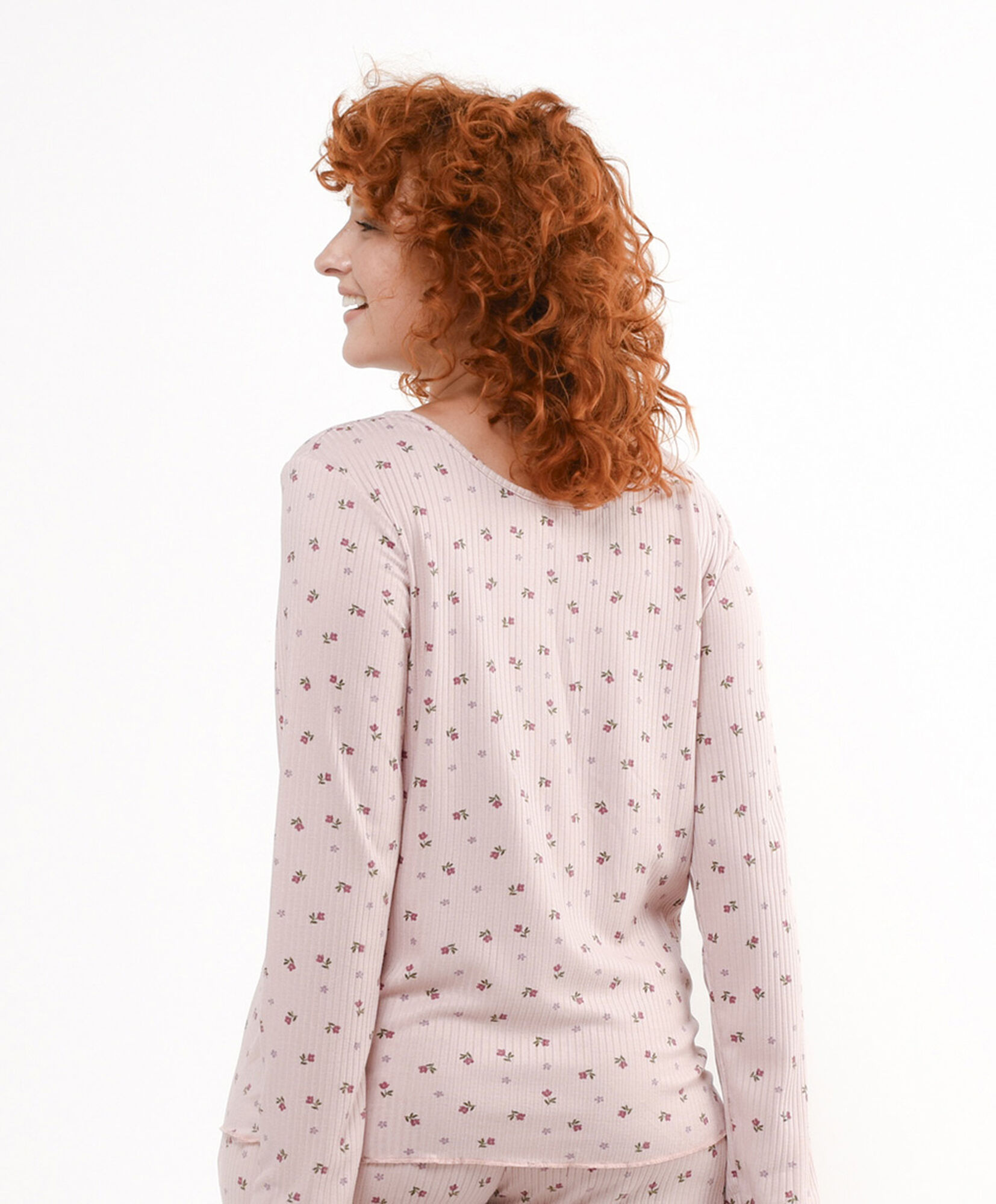 Pijama mujer florcitas rosado Pijama mujer florcitas rosado