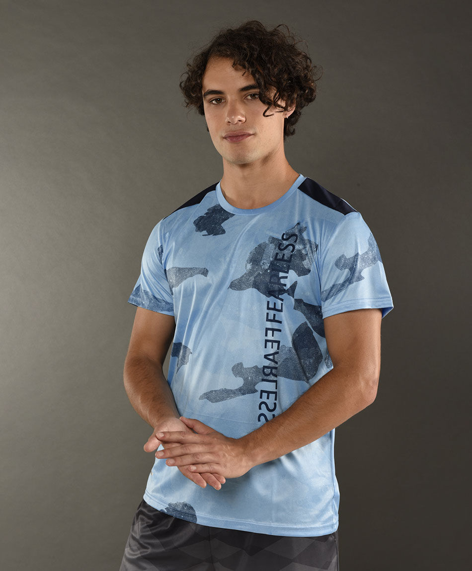 Polera manga corta cuello redondo