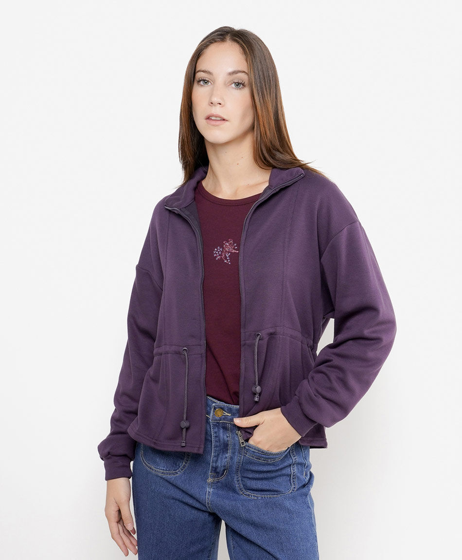 Chaqueta mujer lazo cintura