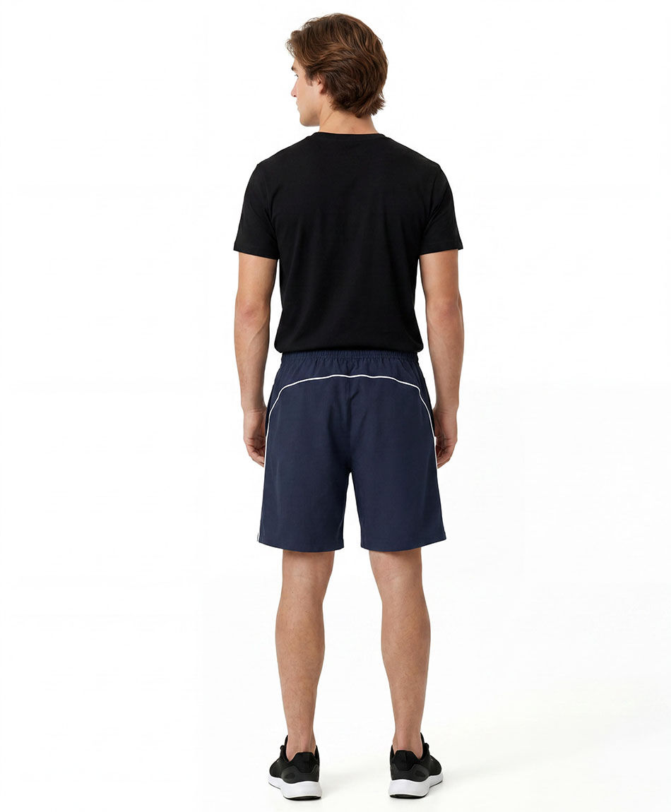 Short deportivo hombre navy l&iacute;neas