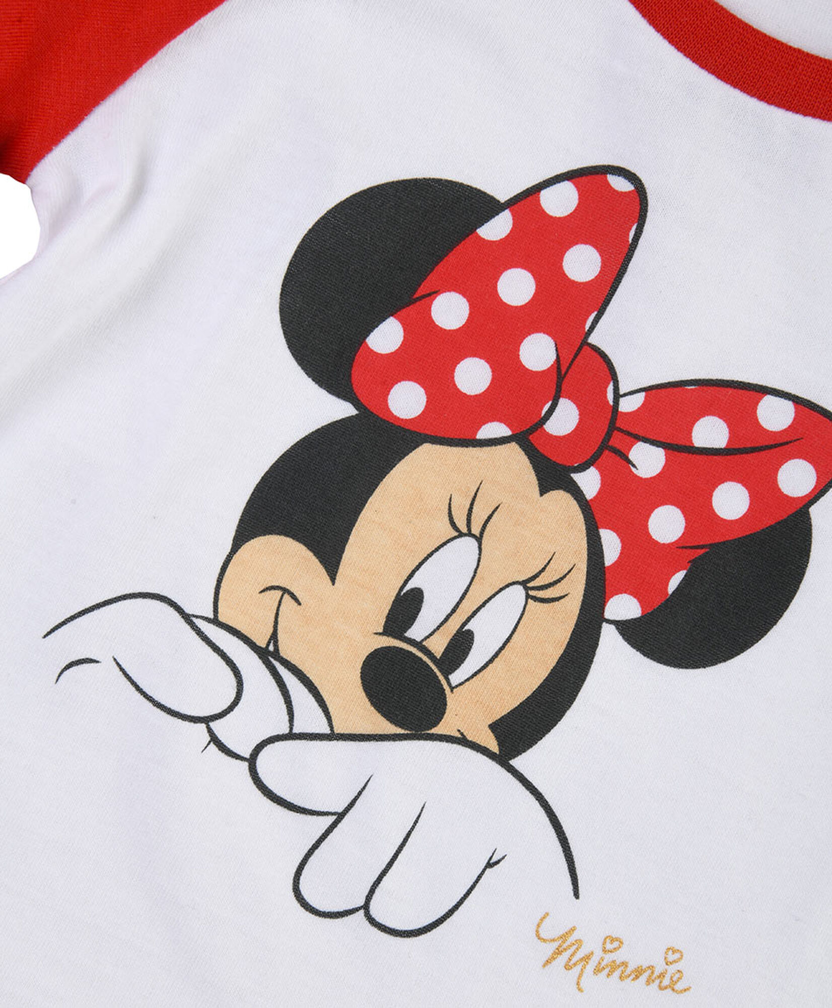 Polera bebé minnie mouse bicolor Polera bebé minnie mouse bicolor