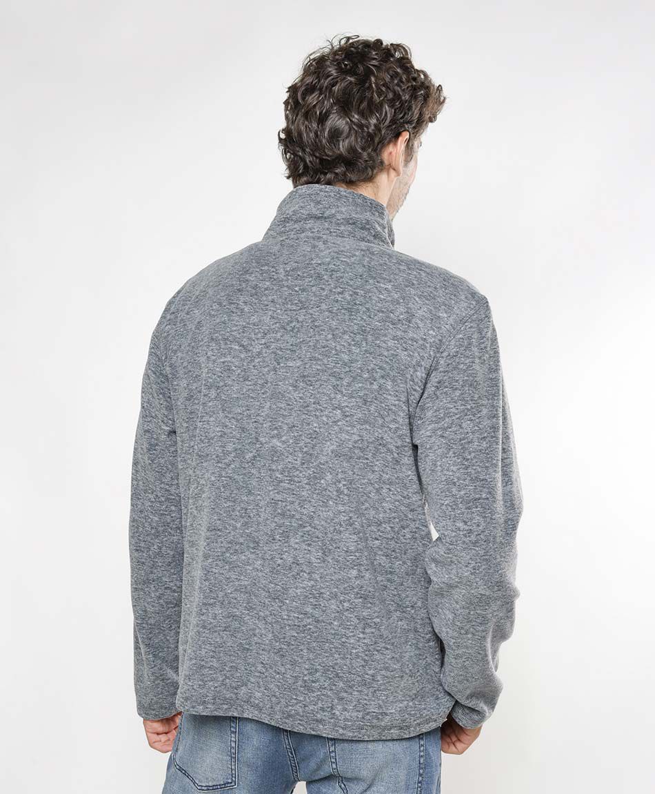 Poler&oacute;n hombre polar cuello con cierre