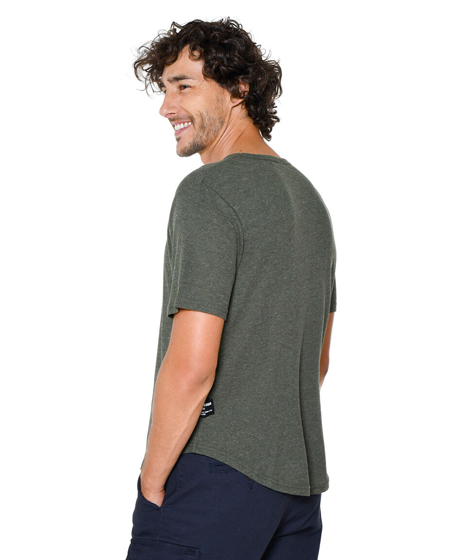 Polera fashion wafle