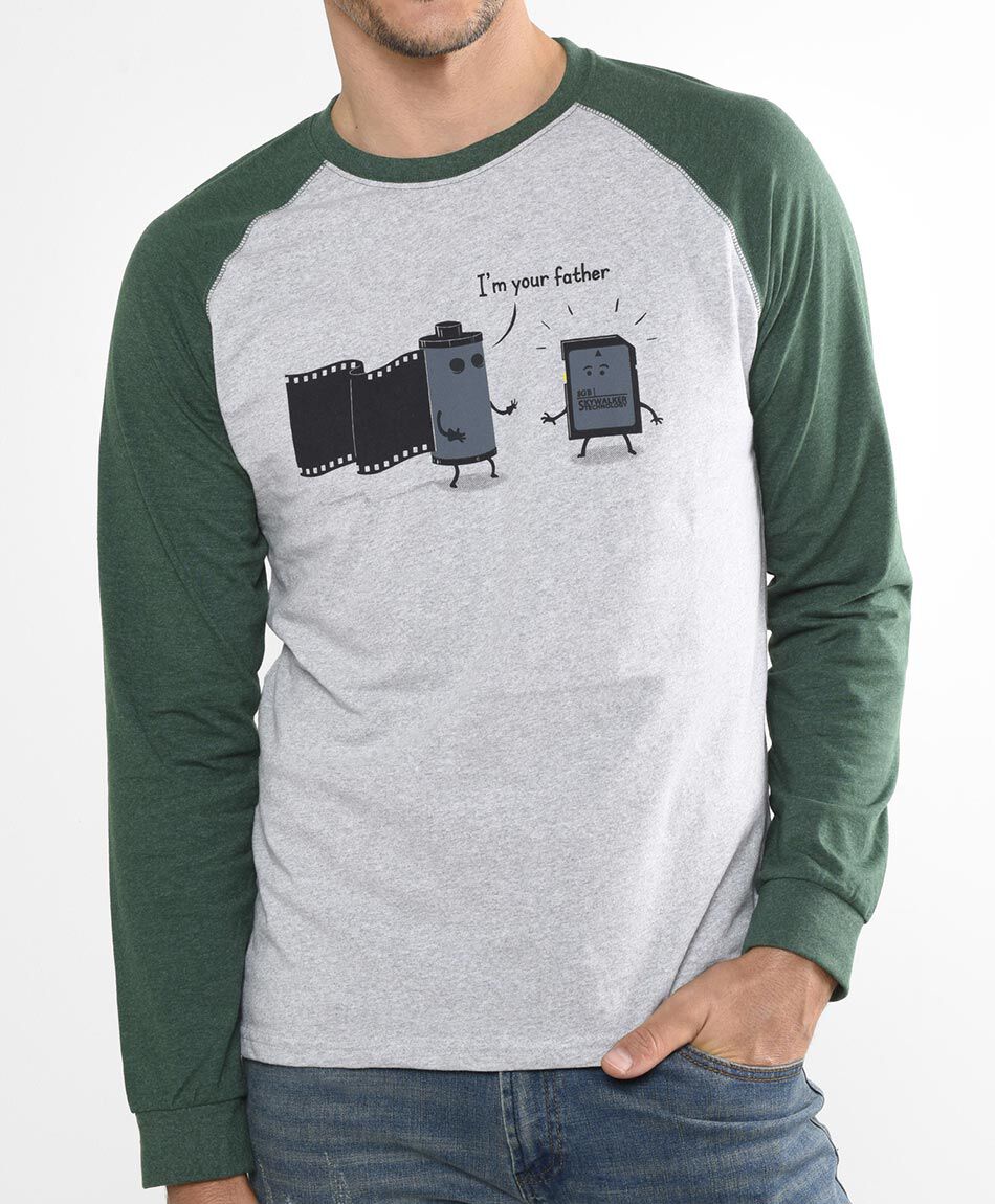 Polera manga larga cuello redondo